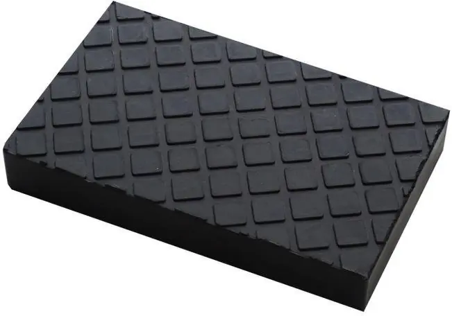 Gumová podložka zvedáku 160 x 100 x 25 mm, hranatá - Ferdus 10.183 Horká Nabídka