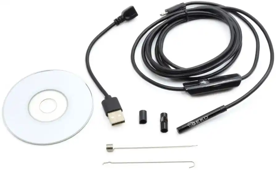 Inspekční kamera, endoskop 5,5mm, 2m, USB 2.0 GEKO G02942 Vrácení Zdarma