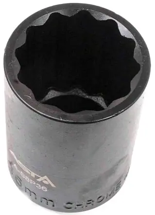 Nástrčná kovaná hlavice na matice hnacích hřídelí 1/2" 36 mm, 12hran - ASTA A-S8P36 Sleva
