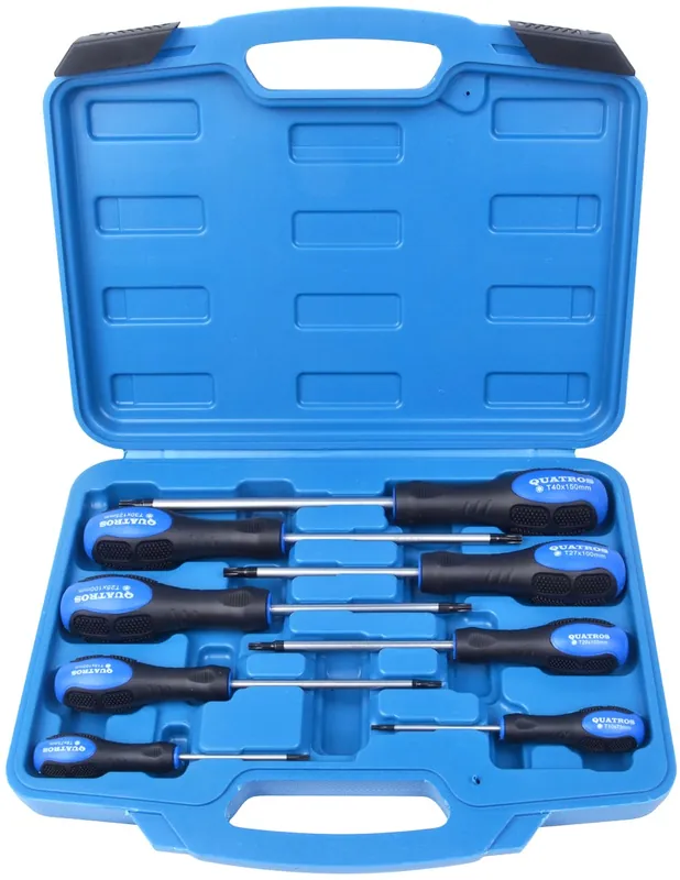 Speciální Cena QUATROS TORX sada 8 šroubováků T8-T40 QS14925