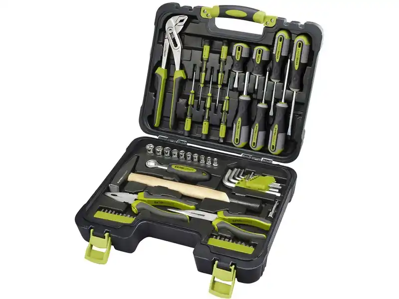 EXTOL CRAFT sada nářadí 57ks, CrV, 1/4", 6599 Akce