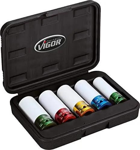 Časově Omezené Nástavece VIGOR 1/2 inch / 12.5 mm Impact socket set V2257