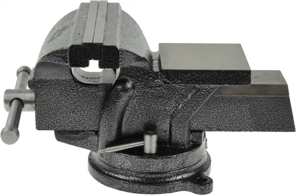 Dílenský svěrák 150 mm, otočný - QUATROS QS14006 Jen Po Omezenou Doba