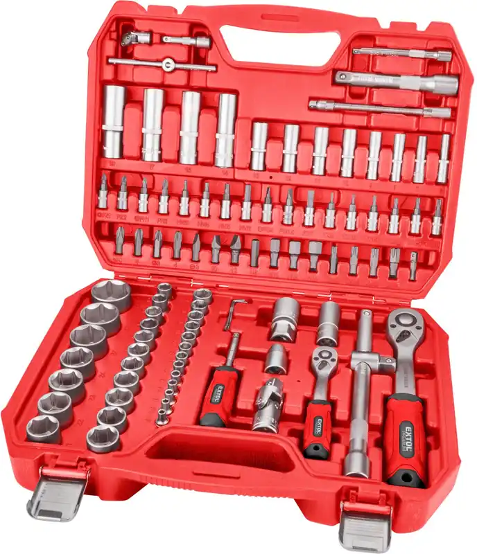 EXTOL PREMIUM hlavice nástrčné, sada 94ks, 1/4", 1/2", CrV/S2 - 8818337 Cenově Výhodný