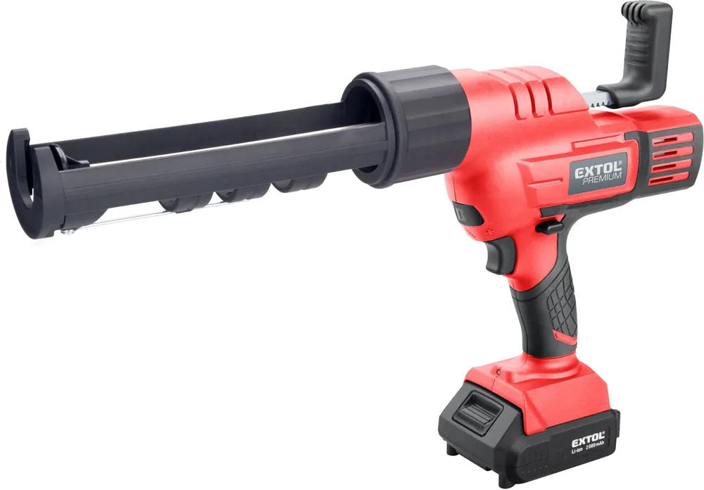 EXTOL PREMIUM pistole vytlačovací, vaničková aku SHARE20V, 20V Li-ion, 2Ah - 8891864 Must-Have