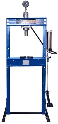 Zlevněný Hydraulický lis s manometrem a nožní pumpou 20t GEKO G02086