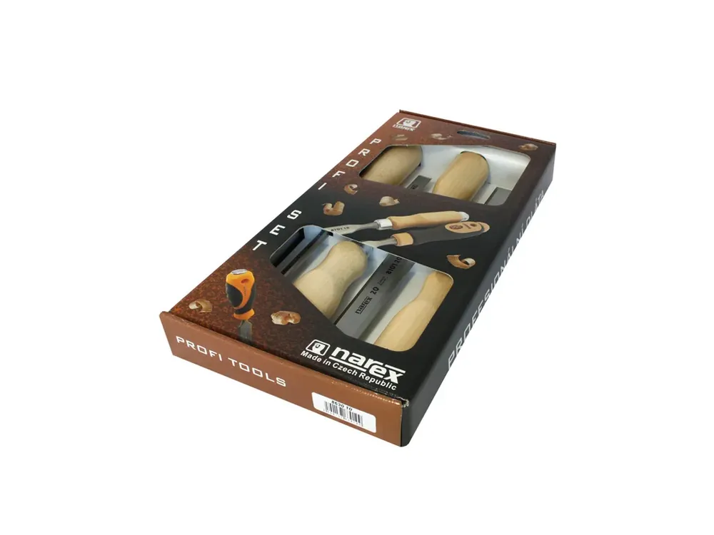 Must-Have Sada plochých dlát 4-dílná Wood line Narex Bystřice 863010