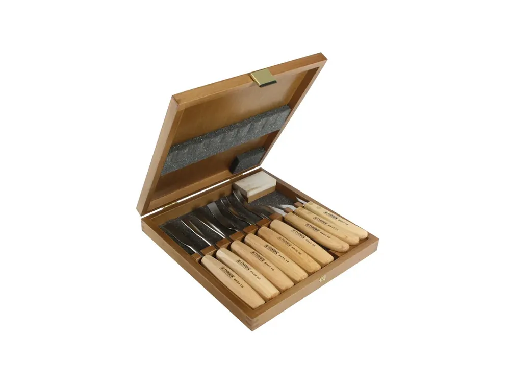 Sada řezbářských dlát v kazetě 9-dílná Wood line standard Narex Bystřice 894813 Top Prodej