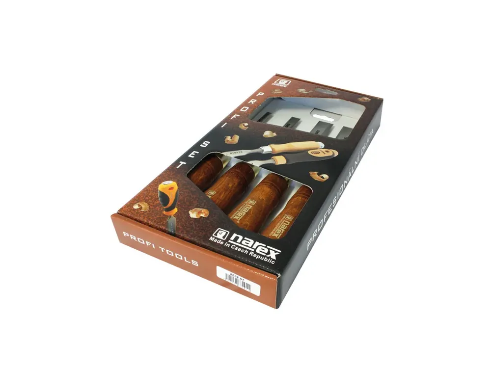 Sada plochých dlát 4-dílná Wood line Plus Narex Bystřice 863201 Speciální Cena