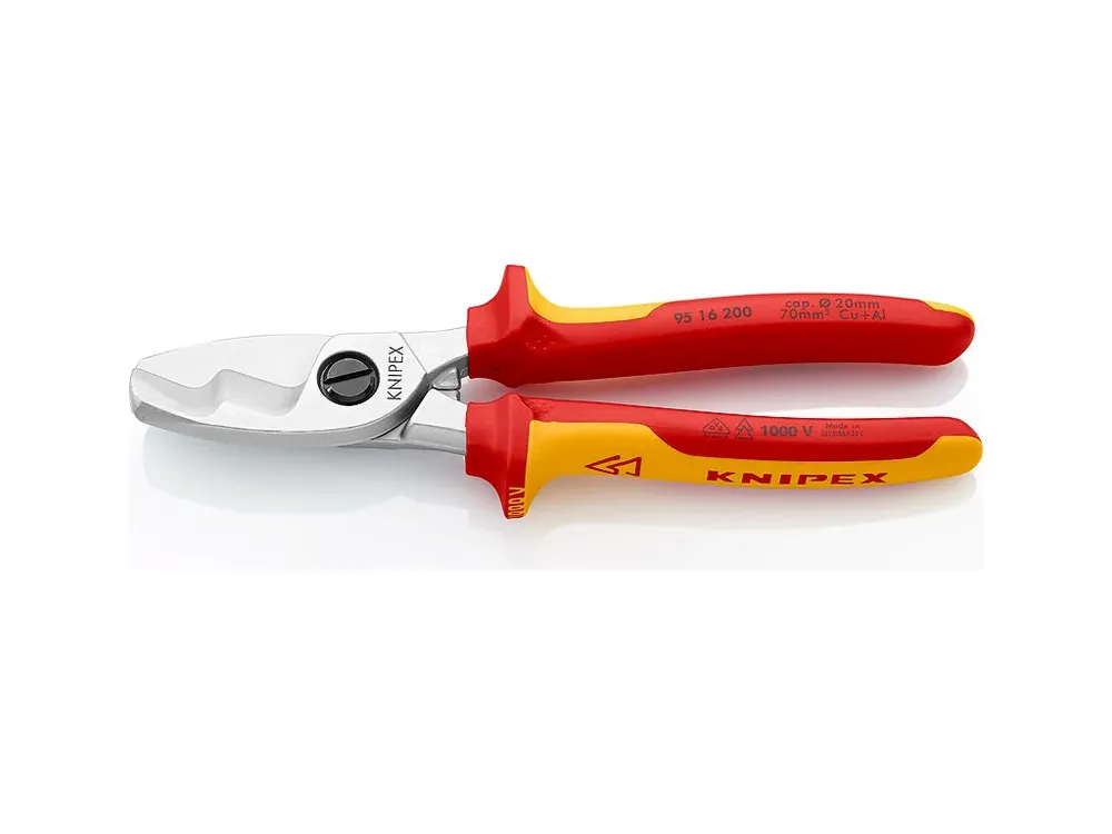 Kleště boční štípací na kabely 1000V KNIPEX 95 16 200 Koupit Online