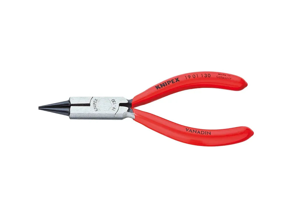 Zlevněný Kleště s kulatými čelistmi s břitem (ohýbací kleště) KNIPEX 19 01 130