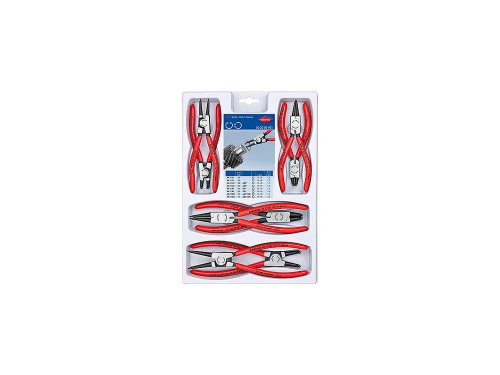 Sada kleští na pojistné kroužky KNIPEX 00 20 04 V01 Pouze Dnes