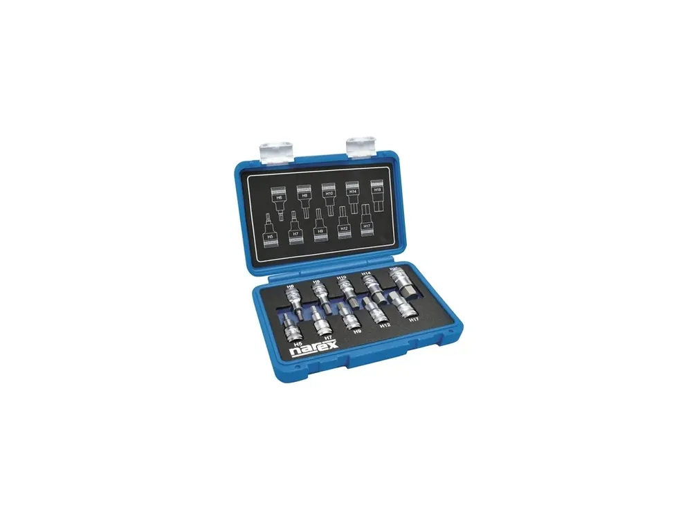 Must-Have Sada 1/2" zástrčných hlavic IMBUS 6hran 10dílná NAREX 443000957