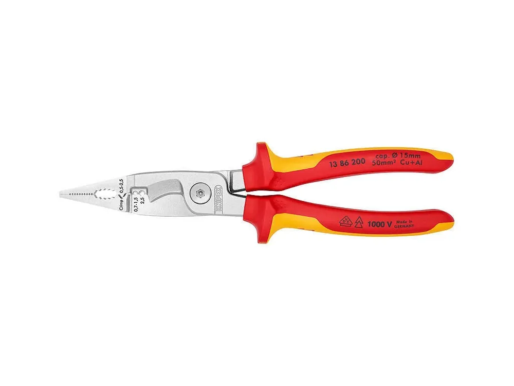 Ihned K Objednání Kleště elektroinstalační 200mm 1000V KNIPEX 13 86 200