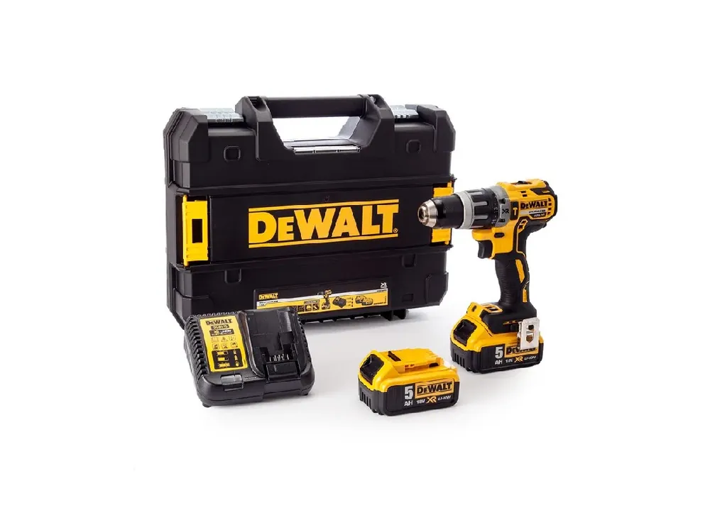 Aku bezuhlíková příklepová vrtačka 18V XR 5,0Ah Li-Ion DCD796P2 DeWALT Rychlé Dodání