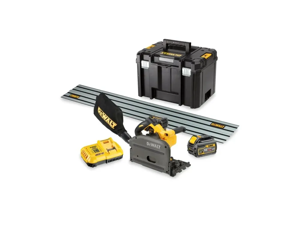 Akce Aku ponorná pila 54V XR 6,0Ah Li-Ion FLEXVOLT s lištou DCS520T2R DeWALT