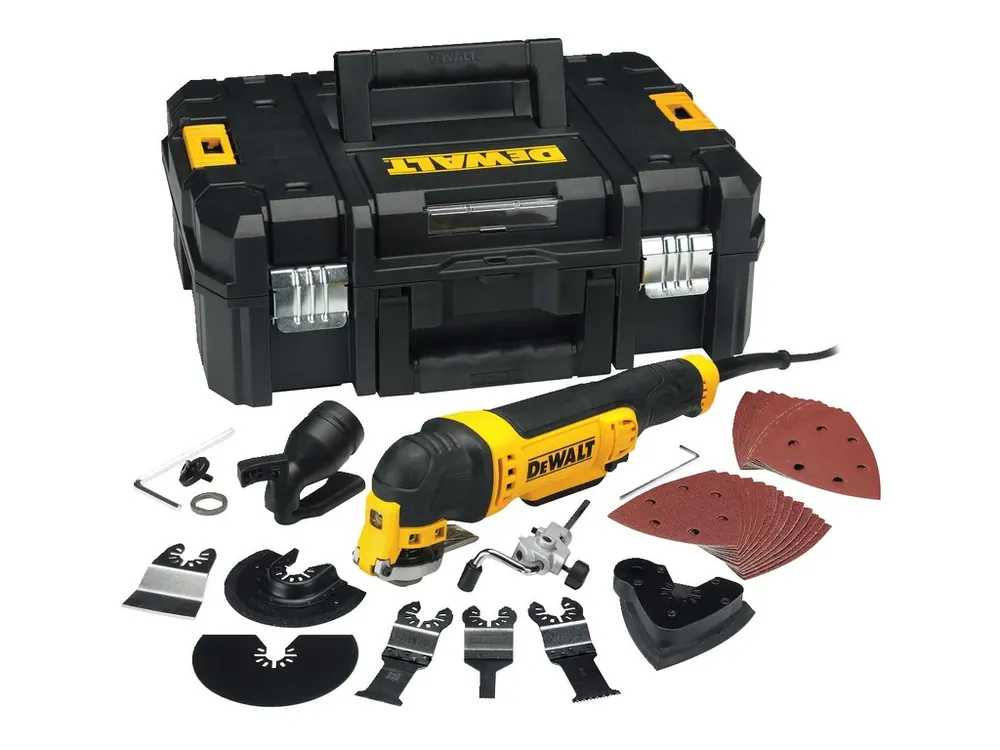 Oscilační multibruska 300W s příslušenstvím DWE315KT DeWALT Oblíbený