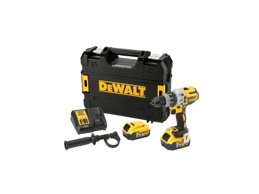 Akční Cena Aku bezuhlíková příklepová vrtačka 18V XR 5,0Ah Li-Ion DCD996P2 DeWALT