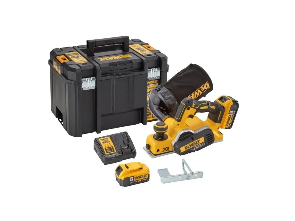 Aku bezuhlíkový hoblík 18V XR 5,0Ah Li-Ion DCP580P2 DeWALT Speciální Cena