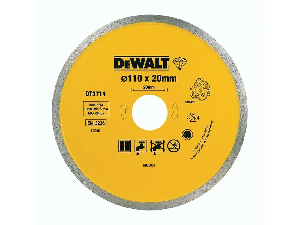 Ihned K Objednání Dia řezný kotouč DT3714 na řezání dlaždic pro řezačku DWC410 DeWALT