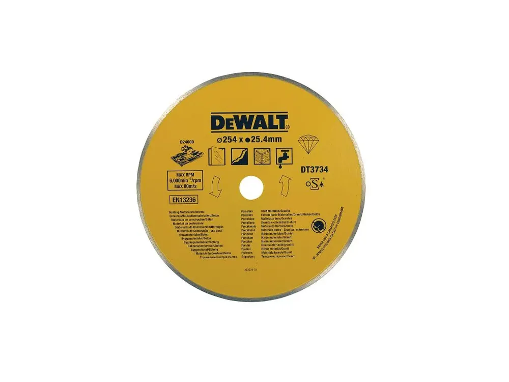 Dia řezný kotouč DT3734 na kámen a porcelán pro řezačku D24000 DeWALT Zlevněný