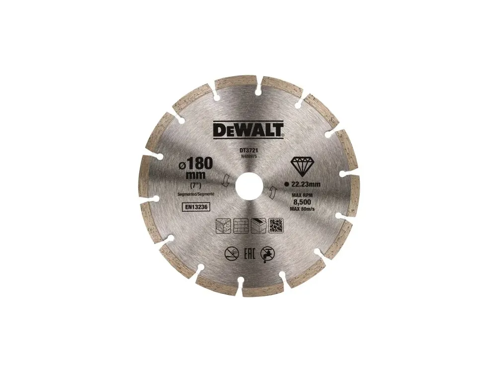 Jen Po Omezenou Doba Dia řezný kotouč 180mm Laser1 na beton a cihly DeWALT DT3721