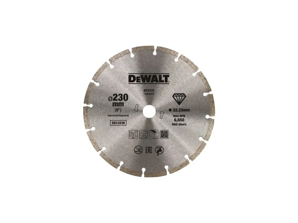Dia řezný kotouč 230mm Laser1 na beton a cihly DeWALT DT3731 Nízká Cena