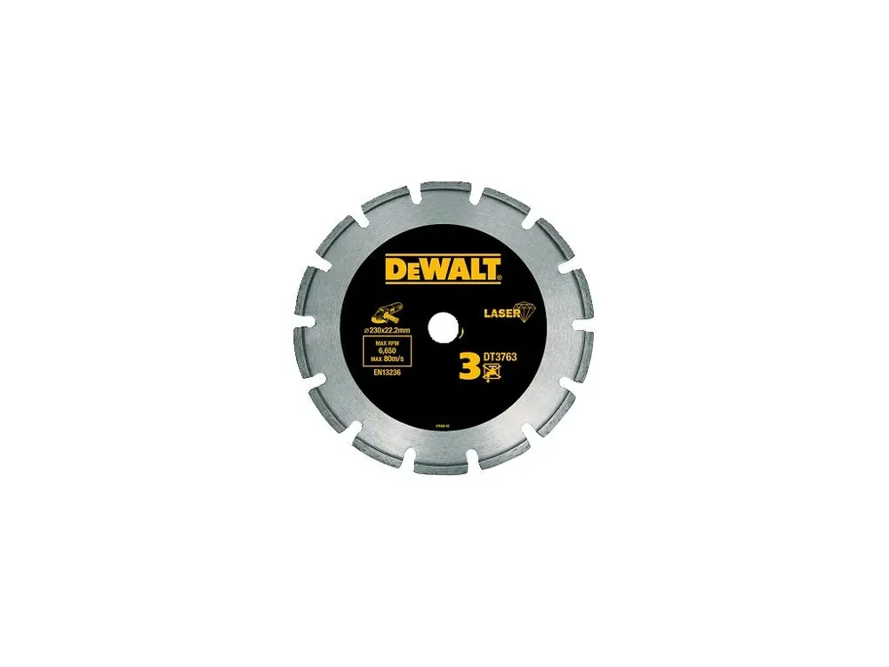 Akční Nabídka Dia řezný kotouč 230mm Laser3 Profi na tvrdé materiály a žulu DeWALT DT3763