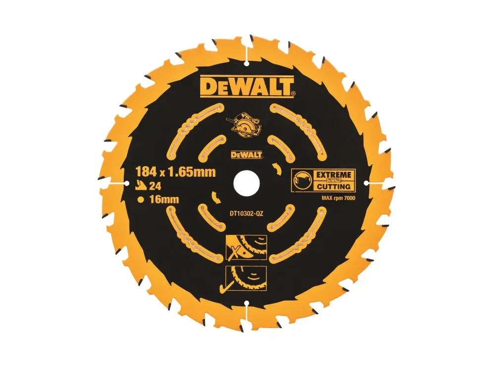 Pilový kotouč 184x1,7x16mm, 24 zubů DT10302 DeWALT Tovární Cena