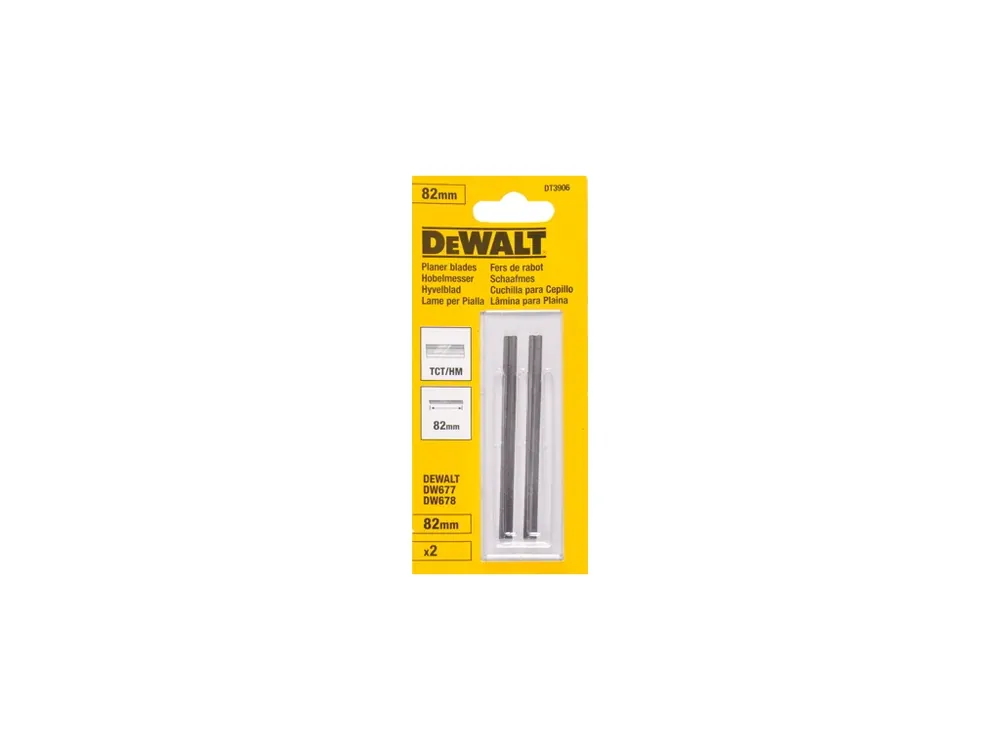 Omezená Nabídka Nůž do hoblíku 82mm TCT bal.2ks DT3906 DeWALT