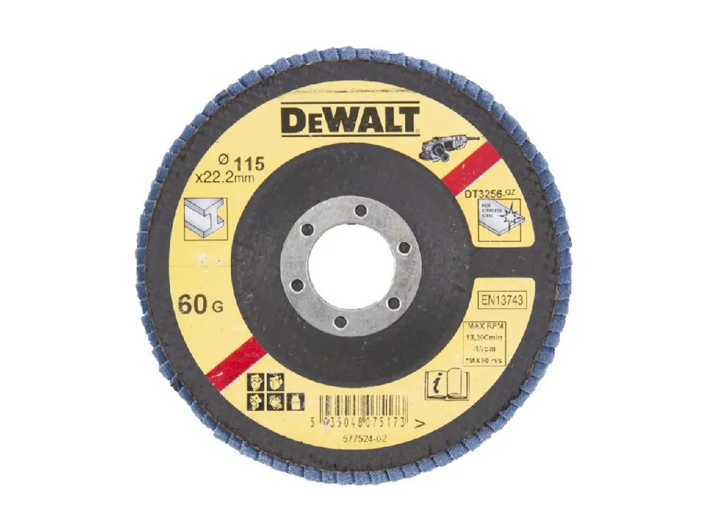 Brusný lamelový kotouč 115mm P60 vypouklý DT3256 DeWALT Poslední Šance