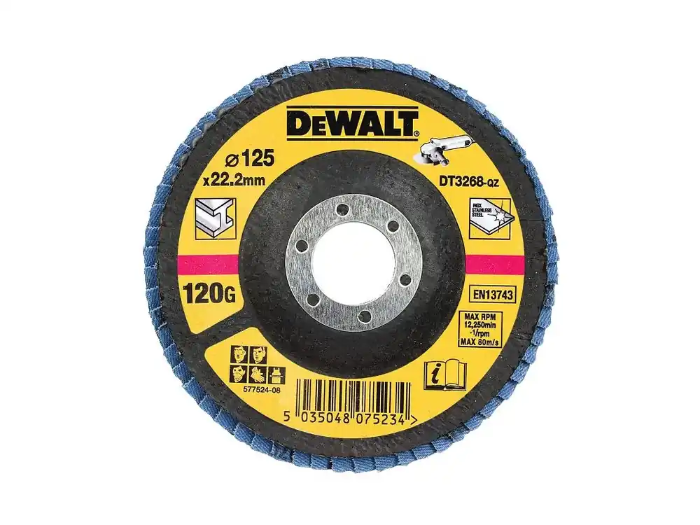 Brusný lamelový kotouč 125mm P120 vypouklý DT3268 DeWALT Novinka