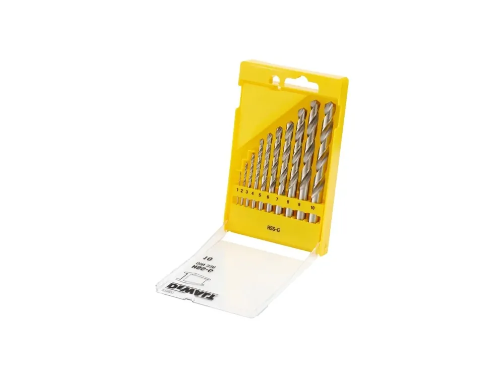 Poslední Šance Sada vrtáků do kovu HSS-G 10dílná DeWALT DT5921