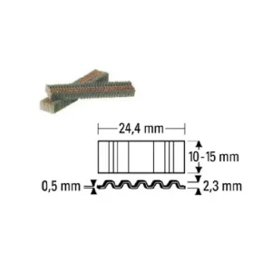 Akce Vlnovce CF - 13mm pozink 1200ks BOSTITCH 1221300E