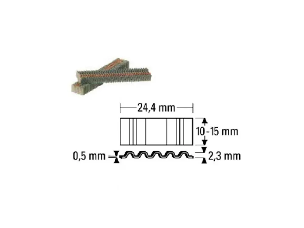 Akce Vlnovce CF - 13mm pozink 1200ks BOSTITCH 1221300E