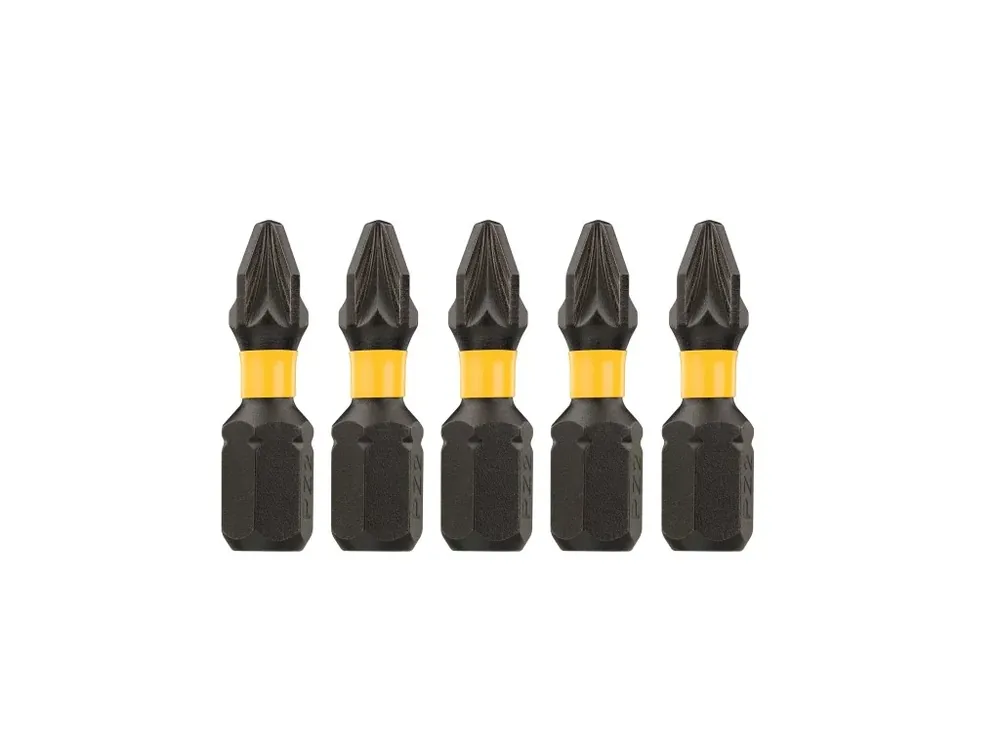Speciální Cena Bit 1/4" Pozidrive Pz2 x 25mm IMPACT Torsion bal.5ks DT7387T DeWALT