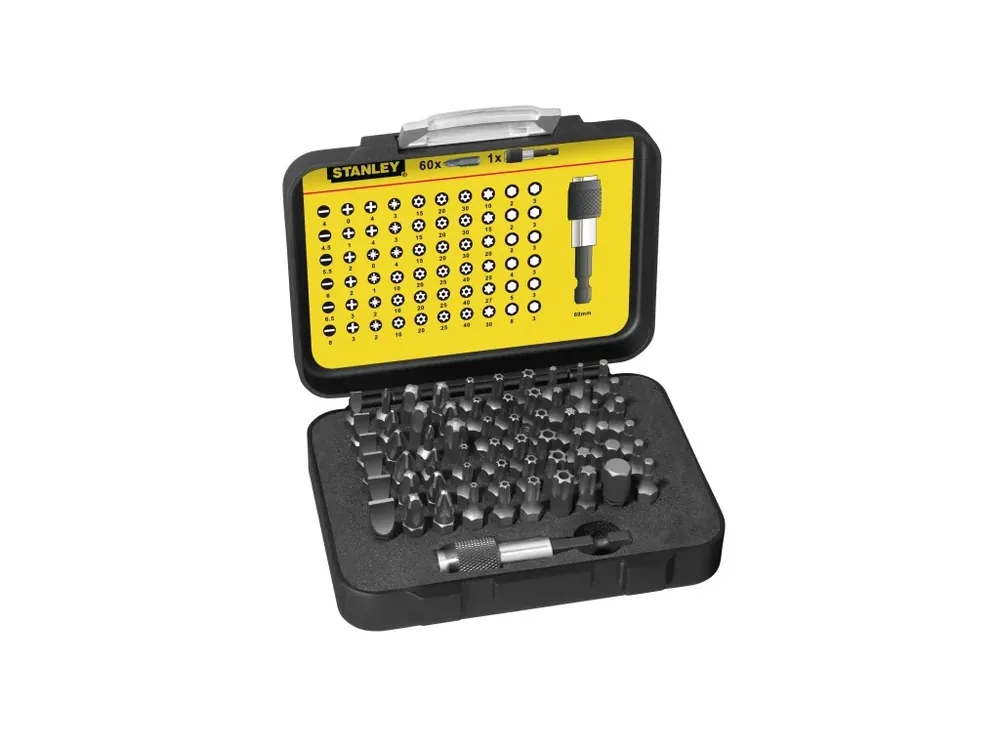Sada 1/4" bitů 61dílná STANLEY 1-13-902 Must-Have
