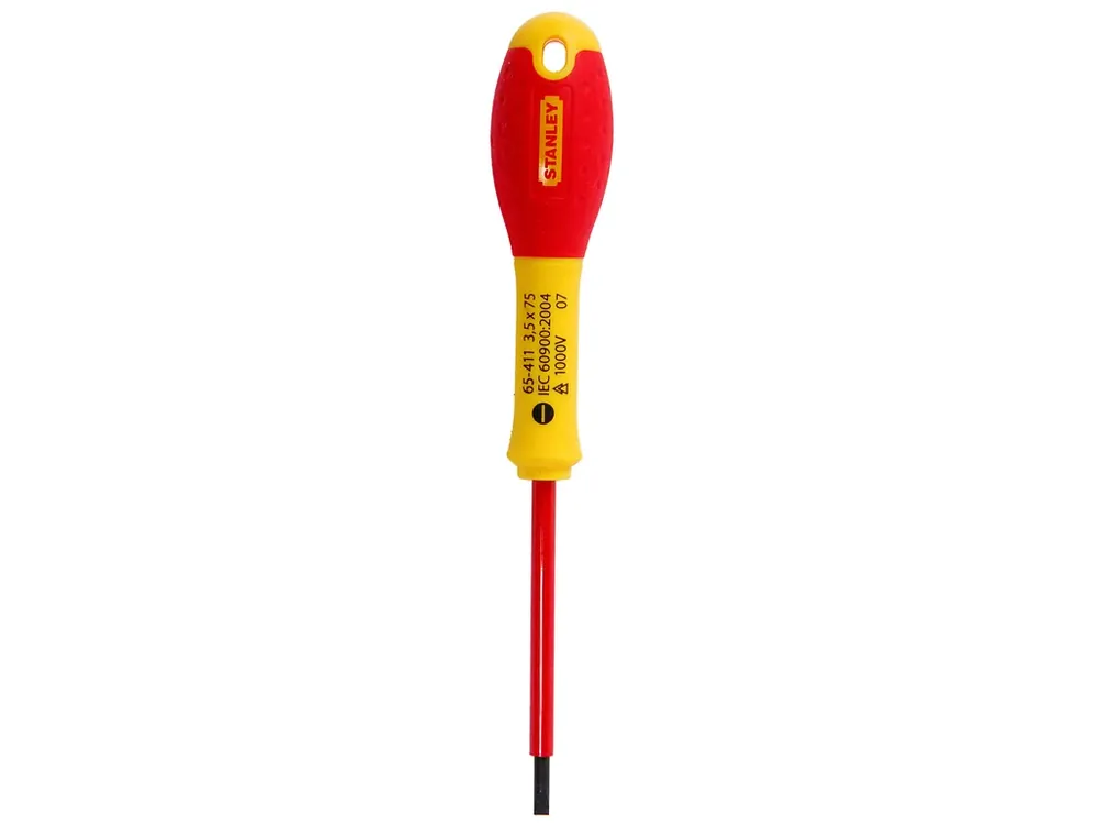 Šroubovák plochý paralelní 3,5 x 75mm 1000V STANLEY 1-65-411 Nejlepší Cena