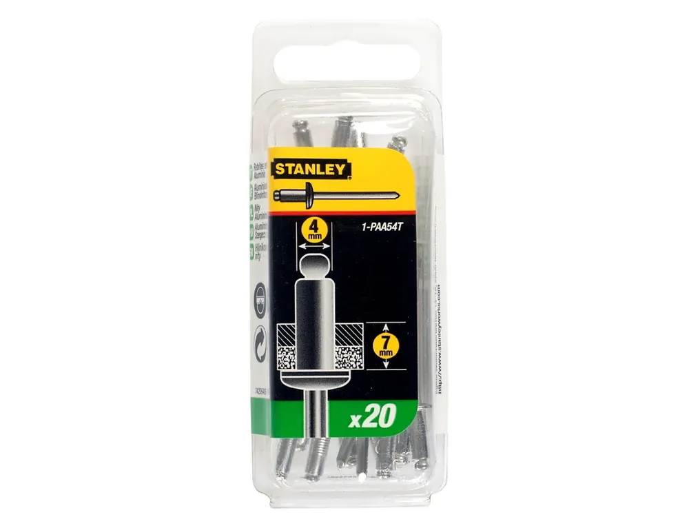 Vrácení Zdarma Nýty trhací hlíníkové 4x6mm STANLEY 1-PAA54T
