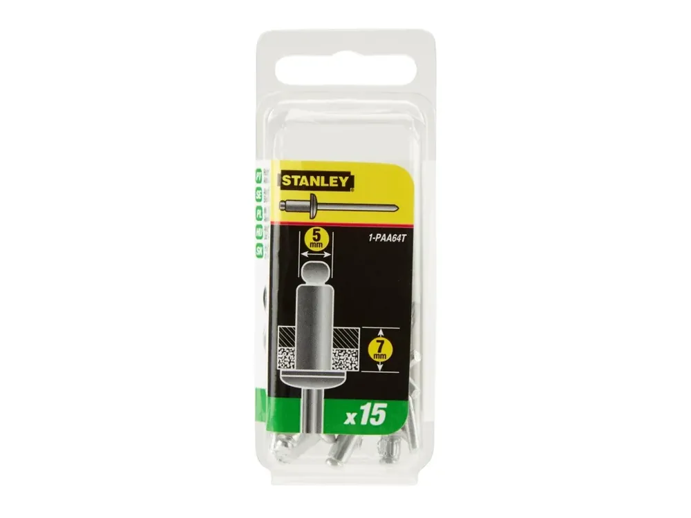 Nýty trhací hlíníkové 5x6mm STANLEY 1-PAA64T Nejlepší Cena