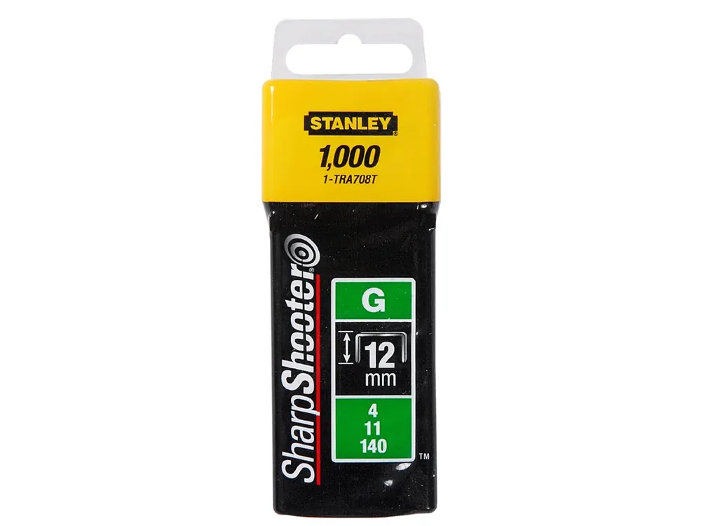 Spony 12mm typ G bal.1000ks STANLEY 1-TRA708T Poslední Šance