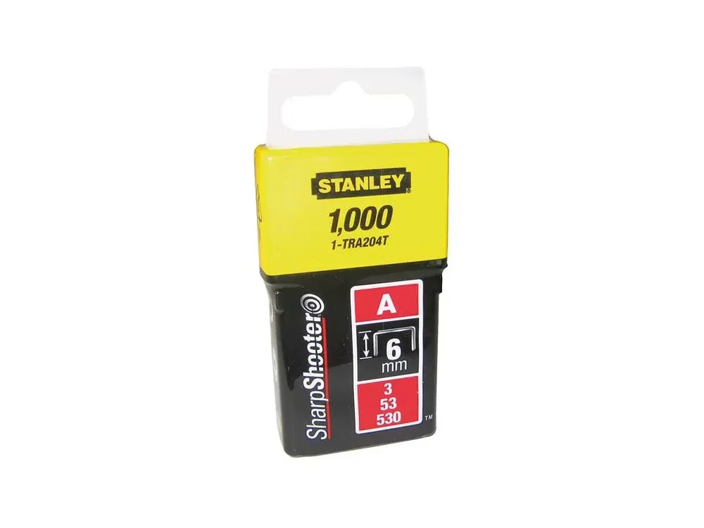 Spony 6mm typ A bal.1000ks STANLEY 1-TRA204T Super Cena