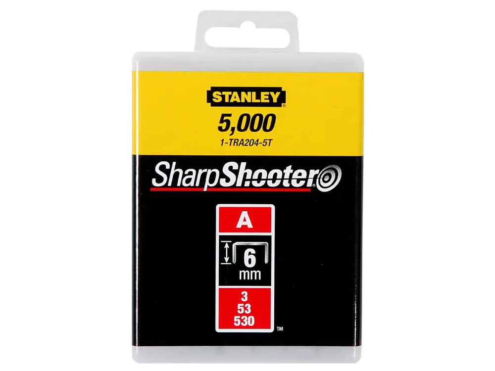 Nakupujte Hned Spony 6mm typ A bal.5000ks STANLEY 1-TRA204-5T