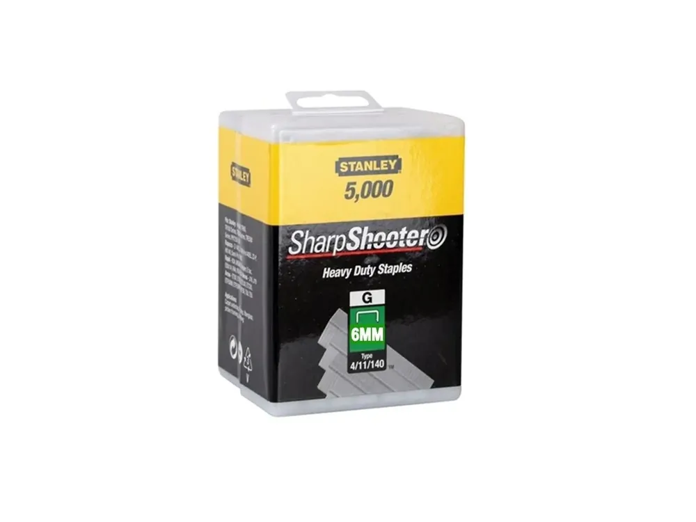 Spony 6mm typ G bal.5000ks STANLEY 1-TRA704-5T Aktuální