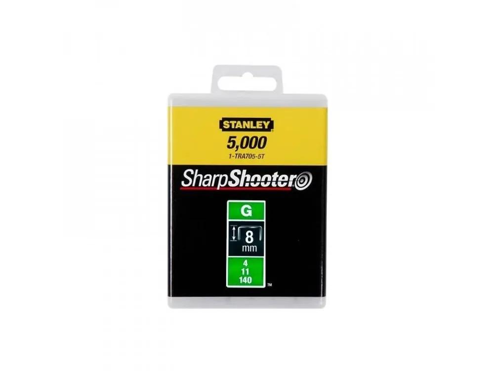 Výprodej Spony 8mm typ G bal.5000ks STANLEY 1-TRA705-5T