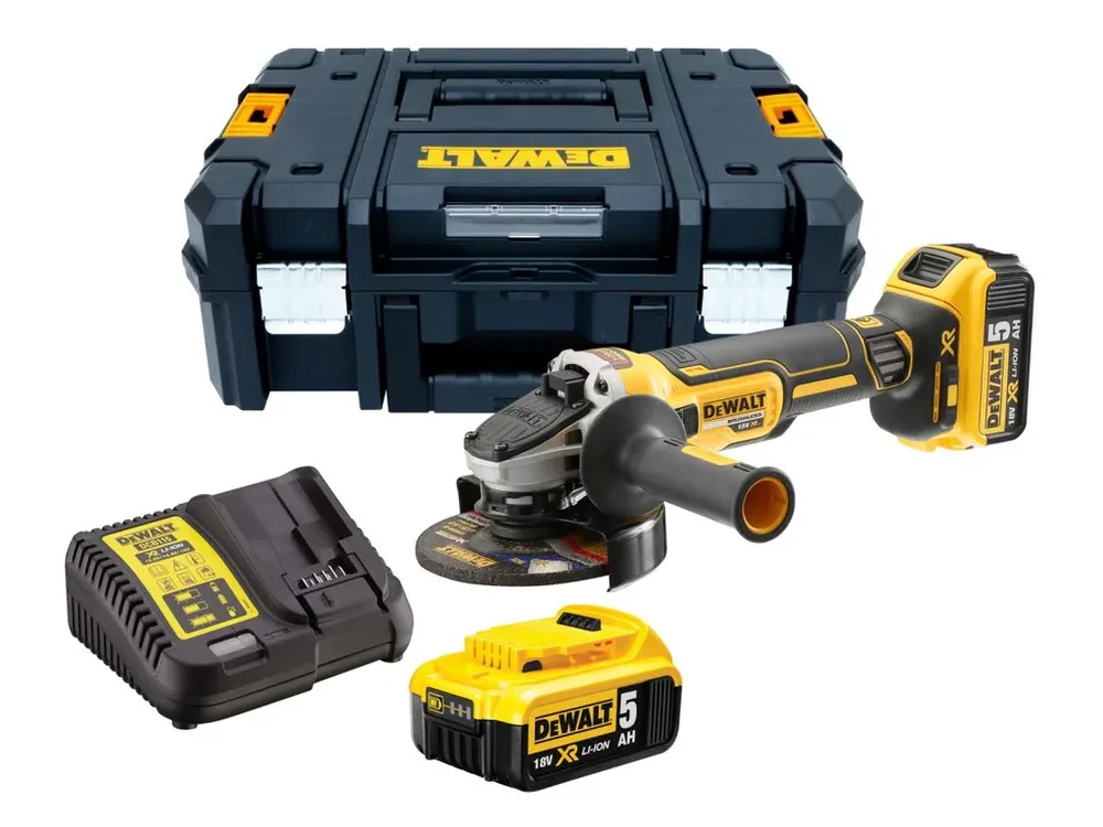 Aku bruska úhlová 125mm 18V XR 5,0Ah Li-Ion DCG405P2 DeWALT Vrácení Zdarma