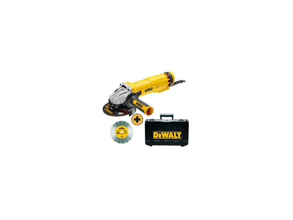 Přímo Od Výrobce Úhlová bruska 125 mm, 1200W + diamantový kotouč DWE4217KD DeWALT
