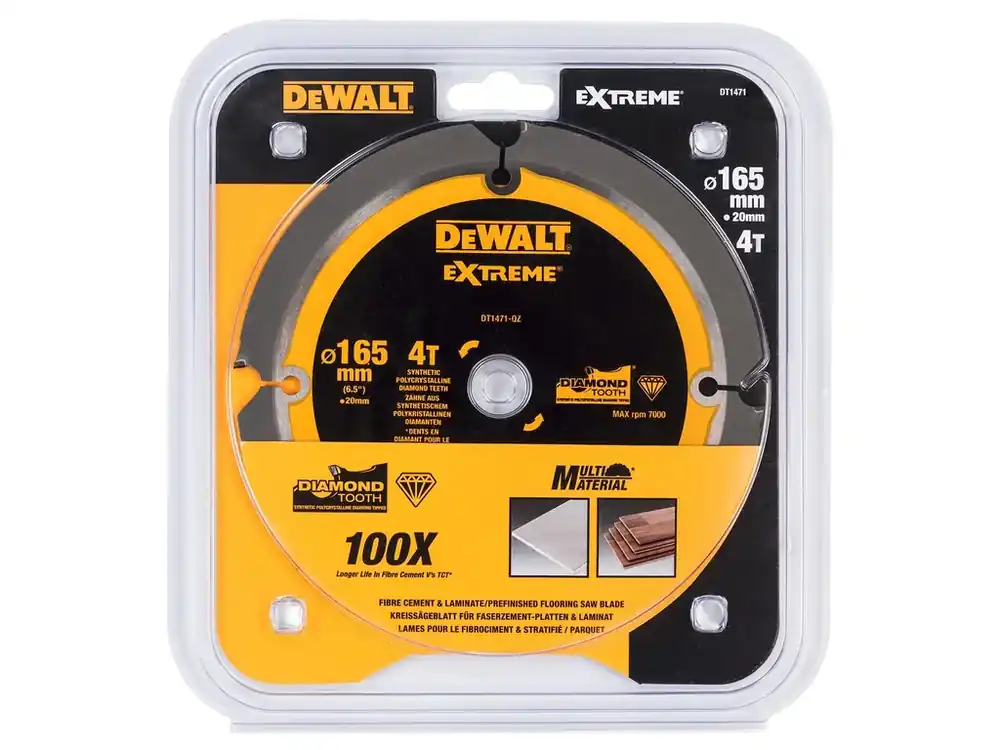 Pilový kotouč na cementovláknité desky 165 x 20 DeWALT DT1471 Hit Sezóny