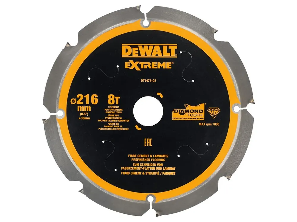 Pilový kotouč na cementovláknité desky 216 x 30 DeWALT DT1473 Novinka