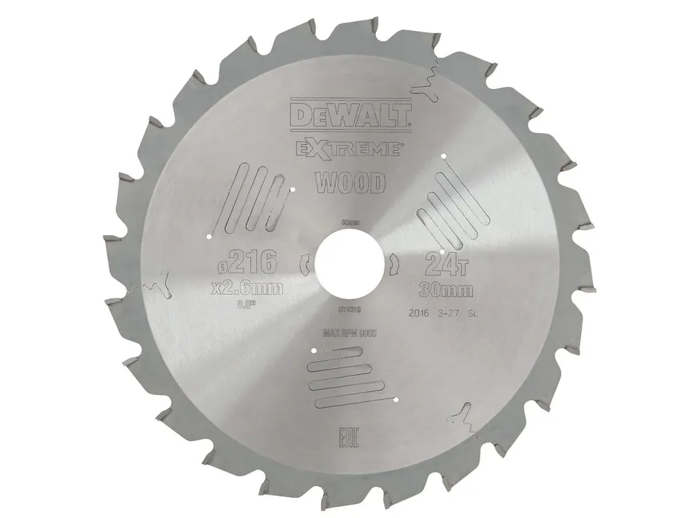 Značkový Pilový kotouč 216x1,8x30mm, 24 zubů DT4310 DeWALT